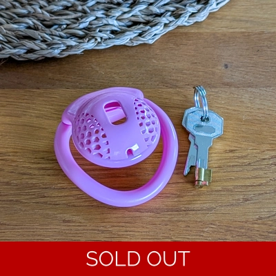 Chastity Cage - HoneyPot Pink